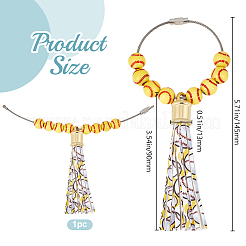 Imitation Leather Tassel Pendant Decorations&nbsp;AJEW-WH20011-20A