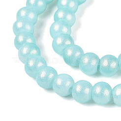 Baking Paint Glass Pearl Beads Strands&nbsp;LS-DGLA-ZX001-05B-11