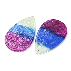 Dyed Natural Quartz Carved Big Pendants&nbsp;GG-CBA0022-15B