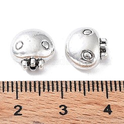 チベットスタイルの合金ビーズ  キノコ  アンティークシルバー  9.5x10.5x5.5mm  穴：1.4mm  250個/ 500g&nbsp;PALLOY-H134-17AS