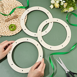Unfinished Wood Wreath Frames&nbsp;DIY-WH0622-380