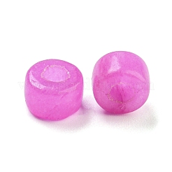Natural White Jade Dyed Beads&nbsp;G-G003-A06-06