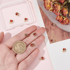10Pcs Cubic Zirconia Charms&nbsp;KK-BC0012-65