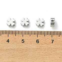 SHEGRACE Brass Clover Beads&nbsp;XGRPCU751-302P