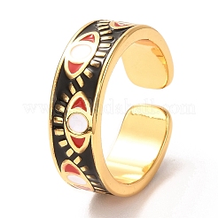 Evil Eye Golden Cuff Rings for Women&nbsp;KK-G404-07