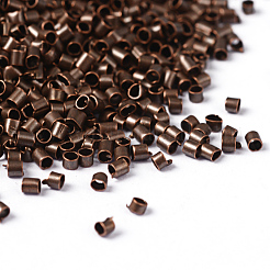 真鍮製つぶし玉カシメ玉  カドミウムフリー＆鉛フリー  チューブ  赤銅鉱  1.5x1.5mm  穴：1mm&nbsp;E001-NFR