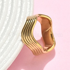 304 Stainless Steel Finger Rings for Women&nbsp;RJEW-F205-01C-G