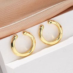 Rack Plating Brass Chunky Cuff Earrings for Women&nbsp;EJEW-G288-14G