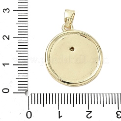 Brass Micro Pave Cubic Zirconia Pendants&nbsp;KK-K368-05B-02