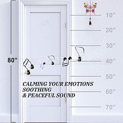 Butterfly Glass & Acrylic Wind Chimes&nbsp;HJEW-WH0042-89