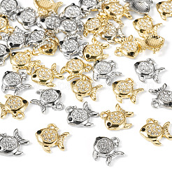 40Pcs 2 Colors Alloy Rhinestone Pendants&nbsp;FIND-TA0010-66
