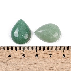 天然石グリーンアベンチュリンカボション  ティアドロップ  20~20.5x15~15.5x6.5~7mm&nbsp;G-H094-01A-13