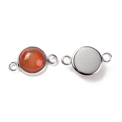 Natural & Synthetic Mixed Gemstone Connector Charms&nbsp;G-D059-01C