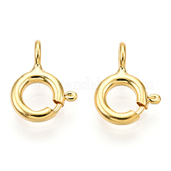 925 Sterling Silver Spring Ring Clasps&nbsp;STER-T004-81B-G