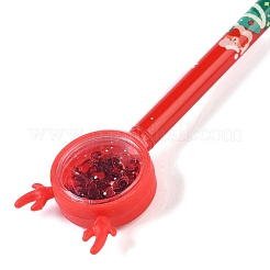 Christmas Themed Plastic Gel Pen&nbsp;AJEW-L097-01A