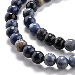 Natural Dumortierite Quartz Beads Strands&nbsp;G-L574-07A