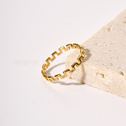 Elegant Minimalist 304 Stainless Steel Ring for Women&nbsp;ES4834-4