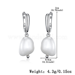 S925 Silver Freshwater Pearl Necklace Elegant Jewelry Set for Formal Occasions&nbsp;EC3448-1