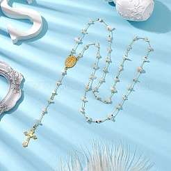 Rosary Bead Necklaces&nbsp;NJEW-JN04883