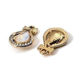 UV Plating Alloy Glass Pendants&nbsp;FIND-K032-27G