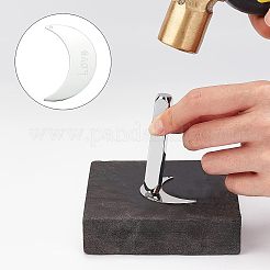 ステンレスペンダント201個  レーザー切断  ムーン  ステンレス鋼色  44x29x1mm  穴：1.6mm  12個/箱&nbsp;STAS-FH0001-28P