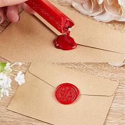 シーリングワックススティック  芯付き  ワックスシーリングスタンプ用  フラミンゴ  91x12x11.8mm&nbsp;DIY-WH0003-C29