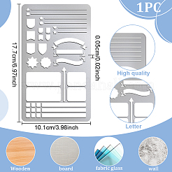 Retro Stainless Steel Metal Cutting Dies Stencils&nbsp;DIY-WH0242-389