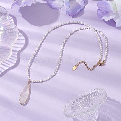 Shell Pearl Beaded Necklaces for Women&nbsp;NJEW-JN04980