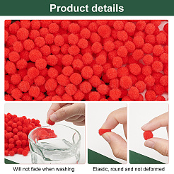 1000Pcs DIY Doll Craft Pom Pom Yarn Pom Pom Balls&nbsp;AJEW-PH0004-68