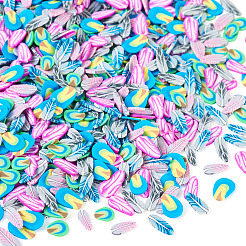 60G 6 Style Handmade Polymer Clay Cabochons&nbsp;PORC-TA0001-08A