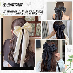 Cloth Big Bowknot Hair Barrettes&nbsp;AJEW-CP0008-41B-02