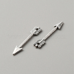 亜鉛チベット風合金ペンダント  アローチャーム  アンティークシルバー  30x5x1.5mm  穴：1.4mm&nbsp;FIND-WH0152-65AS