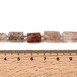 Natural Black Gold Rutilated Quartz Beads Strands&nbsp;GG-CBA4808-C01-01