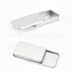Empty Slide Top Tinplate Box&nbsp;LS-CON-WH0076-74S