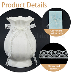 1 Roll Polyester Flower Lace Ribbon&nbsp;OCOR-CY0002-90