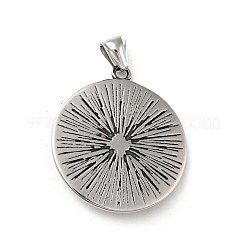 304 Stainless Steel Norse Valknut Rune Pendant&nbsp;STAS-P309-11AS