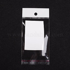 セロハンのOPP袋  14.5x7cm  一方的な厚さ：0.035mm  インナー対策：9.5x7のCM  穴：8mm&nbsp;OPC008