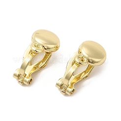Alloy Clip-on Earring Findings&nbsp;X-PALLOY-M208-02G