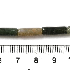 天然石インディアン瑪瑙ビーズ連売り  コラム  13~14x4~4.5mm  穴：1.2mm  約14個/連  7.48''（19センチメートル）&nbsp;G-U010-A06-01