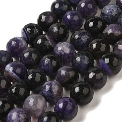 Natural Agate(Dyed & Heated) Beads Strands&nbsp;G-H066-B11-03