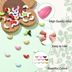 Baking Paint Alloy Beads&nbsp;FIND-CJC0016-45