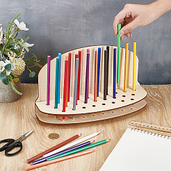 Wood Pencil Storage Rack&nbsp;SIL-BC0010-56