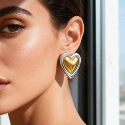 Valentine's Day 304 Stainless Steel Stud Earrings&nbsp;WG1D16C-01