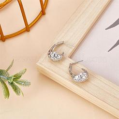 Natural Pearl Teardrop Stud Earrings&nbsp;JE1078B
