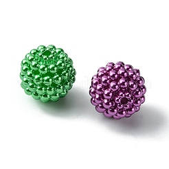 40Pcs 8 Colors Imitation Pearl Acrylic Beads&nbsp;OACR-FS0001-48