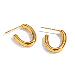 U-Shaped 304 Stainless Steel Stud Earrings&nbsp;QT1694