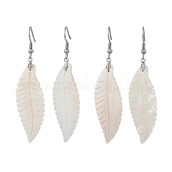Natural Shell Dangle Earrings&nbsp;EJEW-JE06965-02