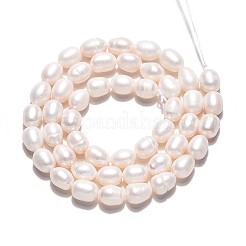 Natural Cultured Freshwater Pearl Beads Strands&nbsp;PEAR-N024-06