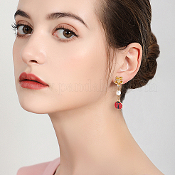 60Pcs 2 Colors Alloy Enamel Pendants&nbsp;ENAM-HY0001-27