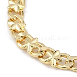 Rack Plating Brass Bracelets for Women&nbsp;BJEW-K244-06C-G
